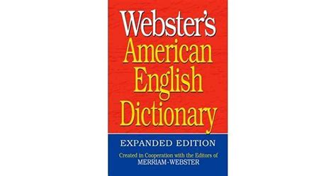 Websters American English Dictionary By Anonymous