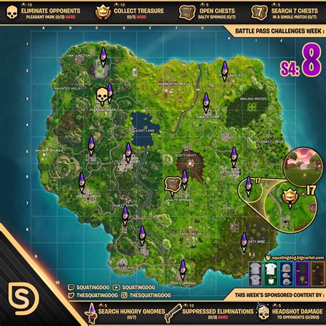 Here's how to get every mythic weapon in fortnite season 4 and how to use them. Season 4 - Week 8 Cheat Sheet ⋆ Wheel Of Fortnite