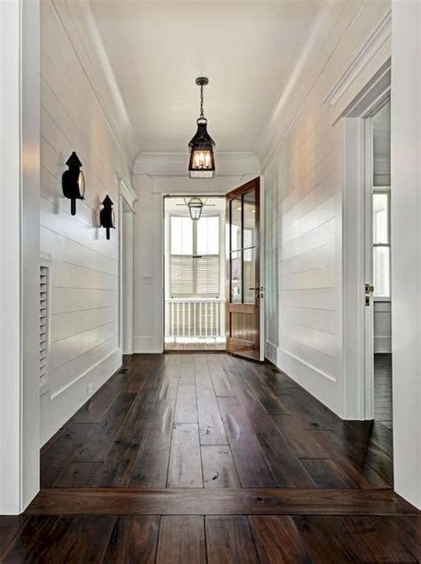 Hallway With Dark Wood Floor