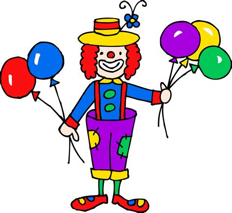 Clown With Balloons Clipart 16 Free Cliparts Download Images On