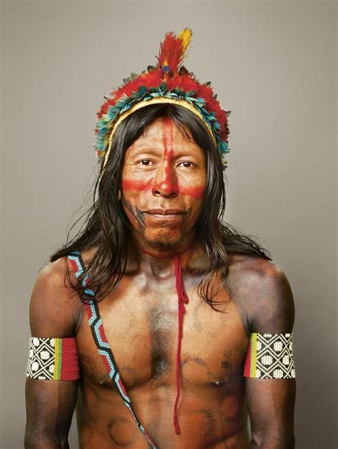 8 portraits de la tribu kayapo en amazonie par martin schoeller portraits amazonie bresil visage