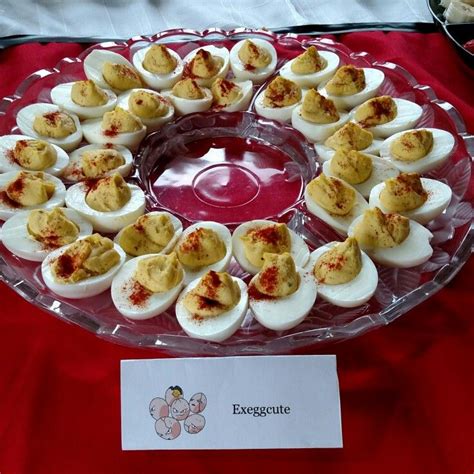 Pokemon Inspired Food Exeggcute Devilled Eggs