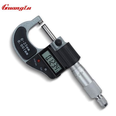 Outside Digital Micrometer 0 25mm0001 Mminch Electronic Stainless