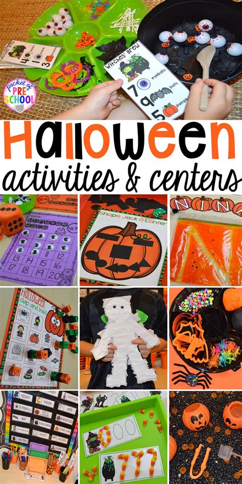 Halloween Activities And Centers For Preschool Pre K And Kindergarten