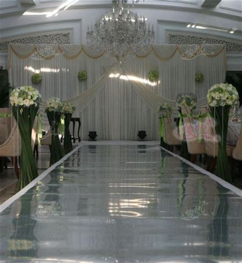 Wedding Centerpieces Mirror Carpet Aisle Runner 12 X 50 Mlot Gold
