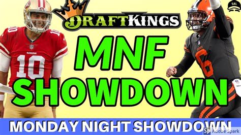 With only days instead of weeks to digest draftkings' salaries, it became clear quickly that we might be able to take advantage of some slow price changes for players from the two monday night games, and there were also some curiously slow movers from. DRAFTKINGS NFL WEEK 5 PICKS MONDAY NIGHT SHOWDOWN PICKS ...