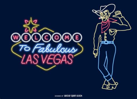 Las Vegas Neon Signs Free Vector Neon Signs Las Vegas Neon