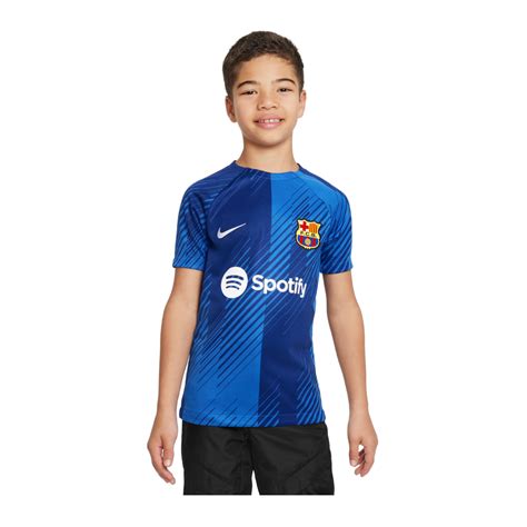 Nike Fc Barcelona Prematch Shirt 20232024 Kids F464 Blau