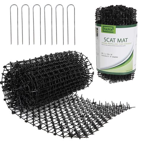 The range of the repellent's motion senso. Tapix Anti-cat Network Cat Scat Mat with Spikes Digging ...