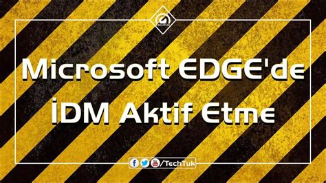 You should now see the extension listed in. Microsoft EDGE'de İDM aktif etme - YouTube