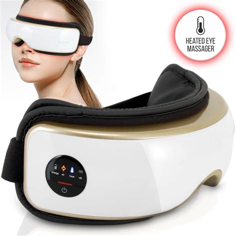 Serenelife Sleymsg55 Smart Eye Massager Temple And Eye Mask Visor