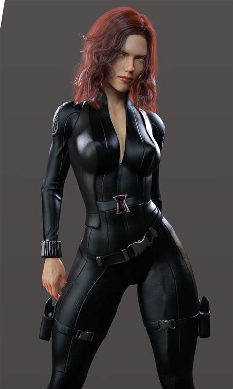 Artstation Black Widow Avengers