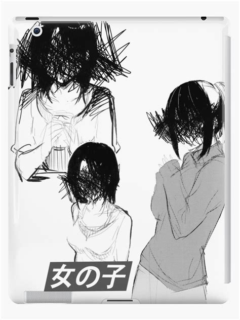 Girls Black And White Sad Japanese Anime Aesthetic