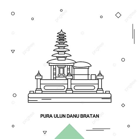 Pura Ulun Danu Bratan Ancient Architecture Asia Png And Vector With