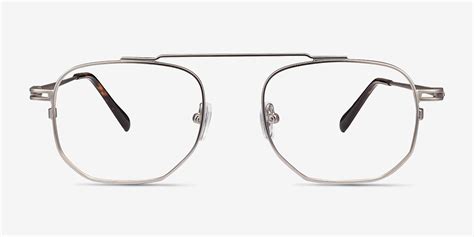 cordon aviator matte silver full rim eyeglasses eyebuydirect eyeglasses silver cordon