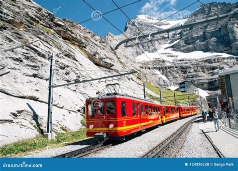 Eigergletscher Railway Station Jungfrau Railway In Switzerland