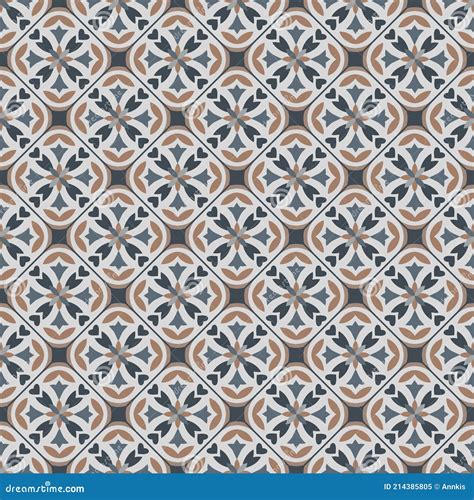 Seamless Pattern In Vintage Style Nude Nature Color Palette Stock
