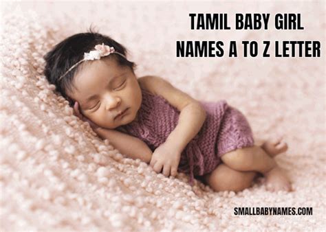 Tamil Baby Girl Names A To Z Letter With Meanings