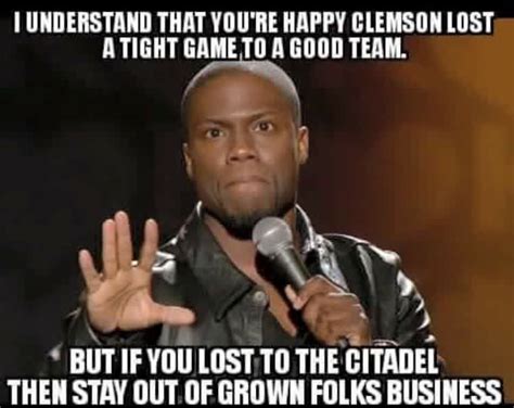Omg Hilarious Cocky Gamecock Fans Clemson Kevin Hart Funny