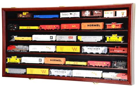 Ho Scale Train Display Case Model Train Car Wall Cabinet Shelf Etsy