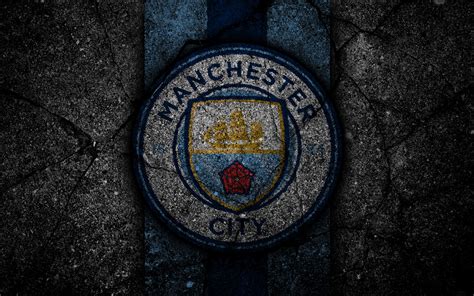 Soccer Manchester City F C Logo K Wallpaper Hdwallpaper Desktop 114345