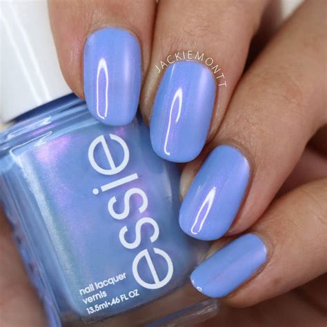💙 𝗬𝗼𝘂 𝗗𝗼 𝗕𝗹𝘂𝗲 X Essie You Do Blue Is A Periwinkle Blue Nail Polish With Violet Iridescence