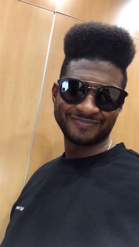Usher Switches Hairstyle Again Debuts High Top Fade Video