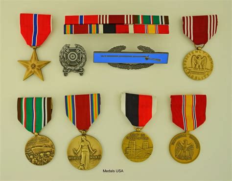 Wwii Army Medals European Theater Occupation Bronze Star Ebay