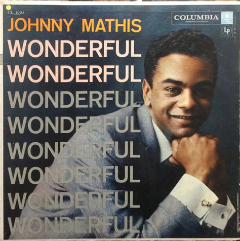 Johnny Mathis Wonderful Wonderful 1957 Vinyl Discogs