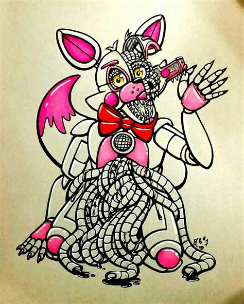 Fnaf coloring pages foxy and mangle fnaf 5 fnaf wallpapers fanart funtime foxy freddy 's fnaf sister location fnaf characters. Pin by Clover Daneiris on Funtime Foxy | Fnaf drawings ...