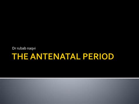 Solution The Antenatal Period Of Pregnancy Antenatal Care Foods To