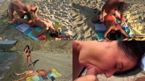 Public Sex On The Beach With A Stranger Ass And Pussy Creampie And
