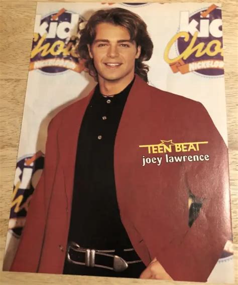 joey lawrence teen magazine pinup clipping by the trees vintage 1990 s bop 3 50 picclick