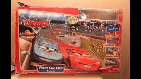 Disney Cars Piston Cup 500 Race Track Set Toys R Us Review Youtube