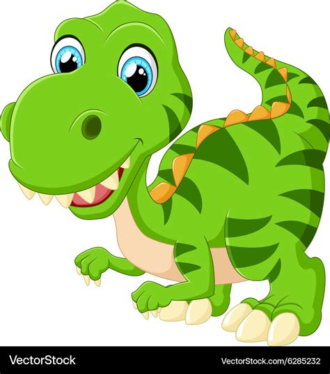 Cute Fun Cartoon Dinosaurs Royalty Free Vector Image Hot Sex Picture