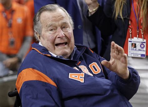 George H W Bush Hospitalized With Infection Spokesman Says Pbs Newshour