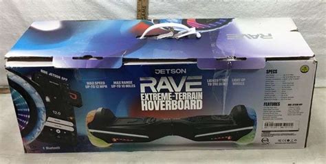 Jetson Rave Extreme Terrain Hoverboard Sherwood Auctions