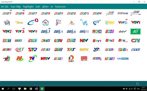 Tin nhanh kết quả, lịch thi đấu, video trực tuyến tin chuyển nhượng. Xem Bong Da HD for Windows 10 Mobile