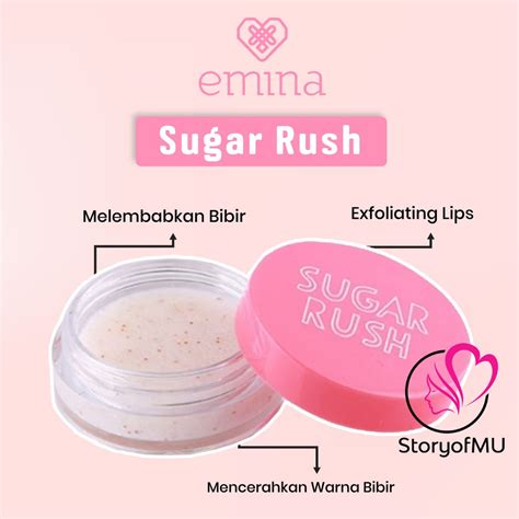 Jual Emina Sugar Rush Lip Scrub 42gr Indonesiashopee Indonesia