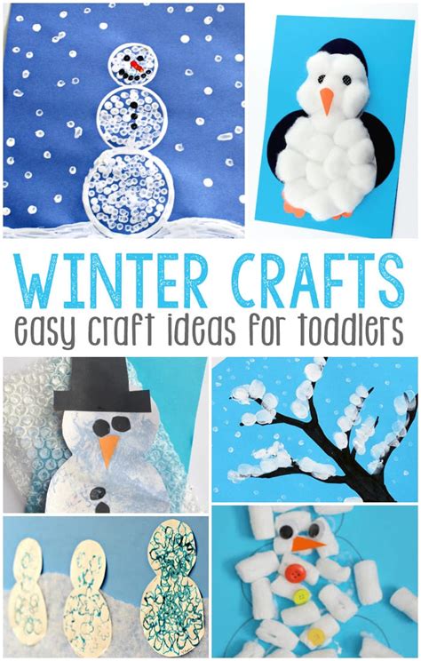 Simple Winter Crafts For Toddlers Easy Peasy And Fun