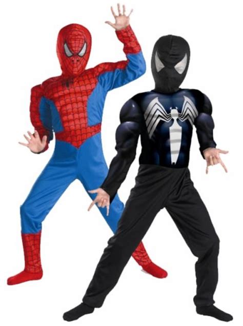 Boys Deluxe Reversible Spidermanvenom Costume Spider Man Mega