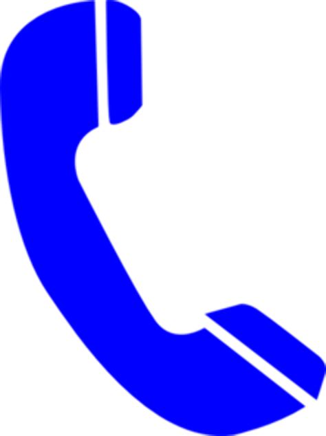 Download High Quality Telephone Clipart Blue Transparent Png Images