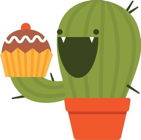They're detailed illustrations of characters with personality. Georgetown Cupcake Cactus en 2020 | Disenos de unas ...