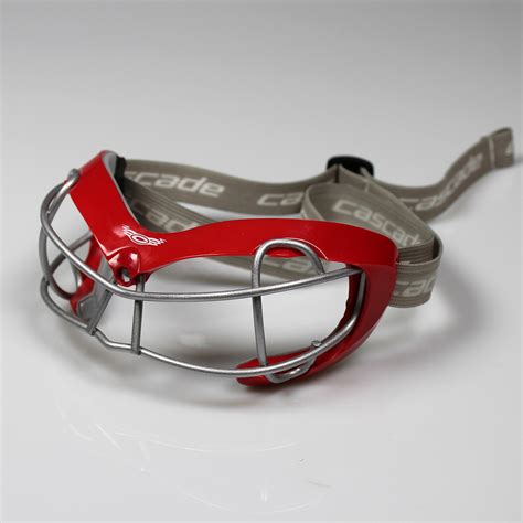 Cascade Poly Arc Lacrosse Field Hockey Goggles Red