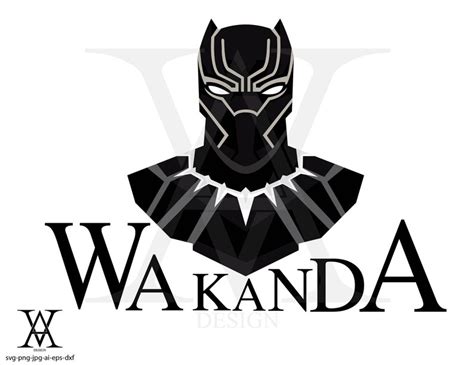 Black Panther Clipart Silhouette Vector Instant Download Etsy