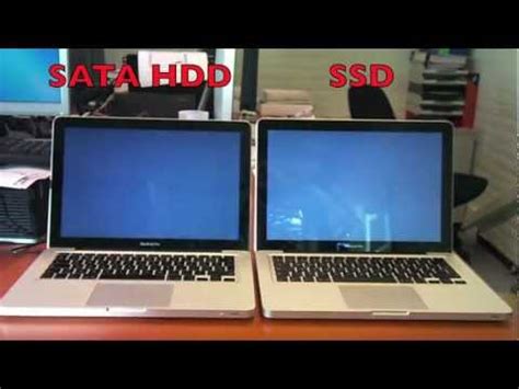 SSD vs. SATA HDD, Macbook Pro    