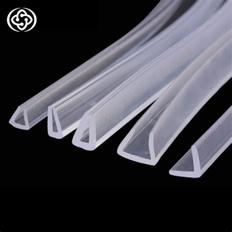 U Shaped Silicone Rubber Seal Strip For Glass Door And Window Qingdao
