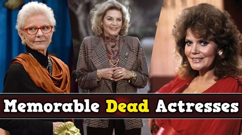 16 The Most Memorable Dead Actresses In 2021 How To Memorize Things