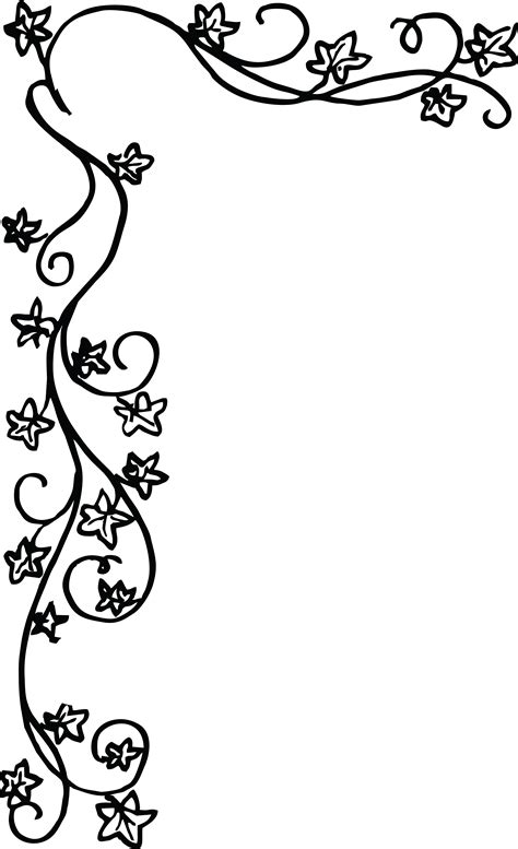 Free Clipart Of A Floral Border