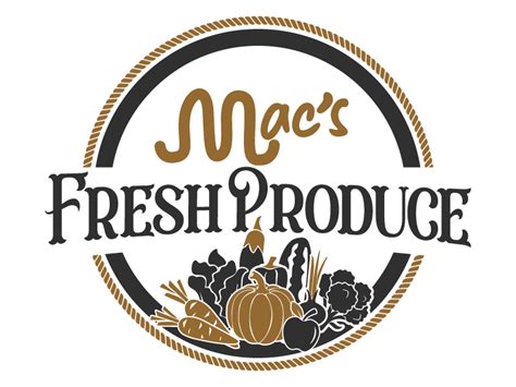 Macs Fresh Produce Logo Design 48hourslogo